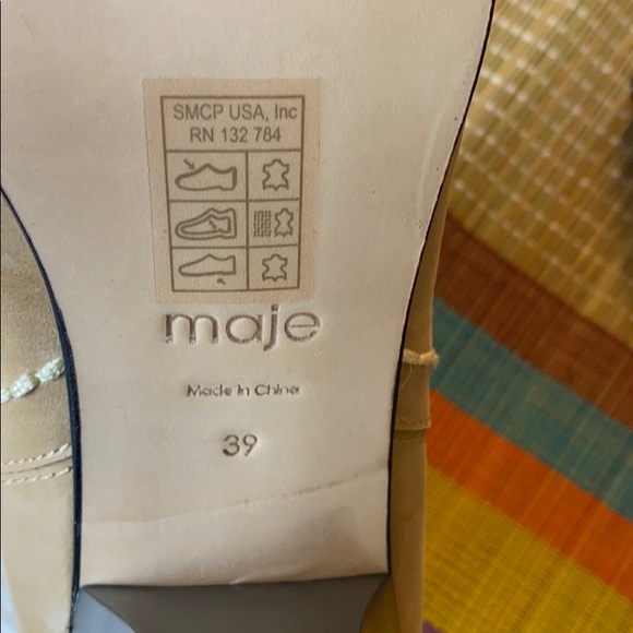 Sold. Maje Olivette Leather Bootie 8 - Picture 7 of 7